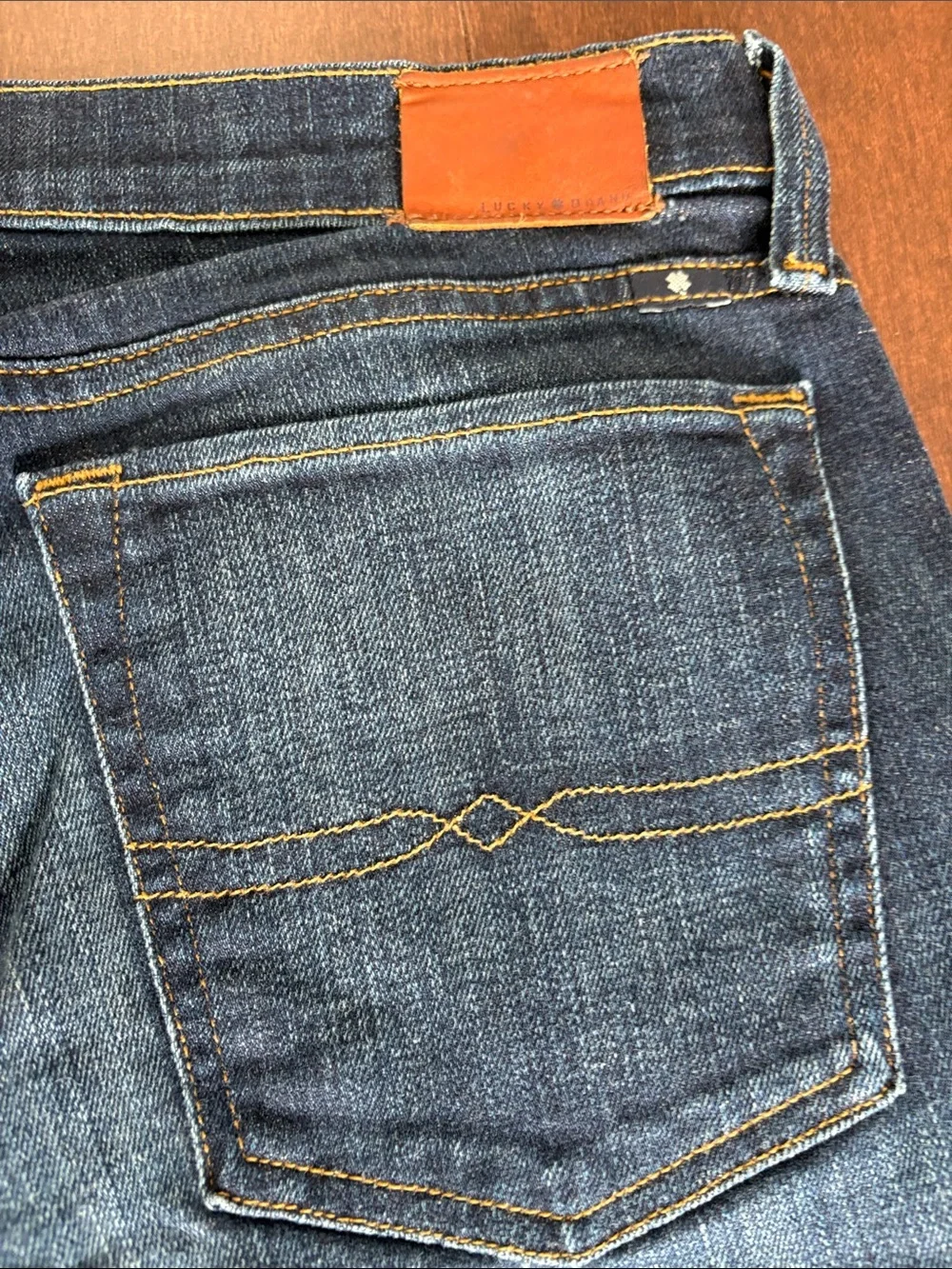 Lucky Brand Women's Dark Blue Straight Leg Jeans
